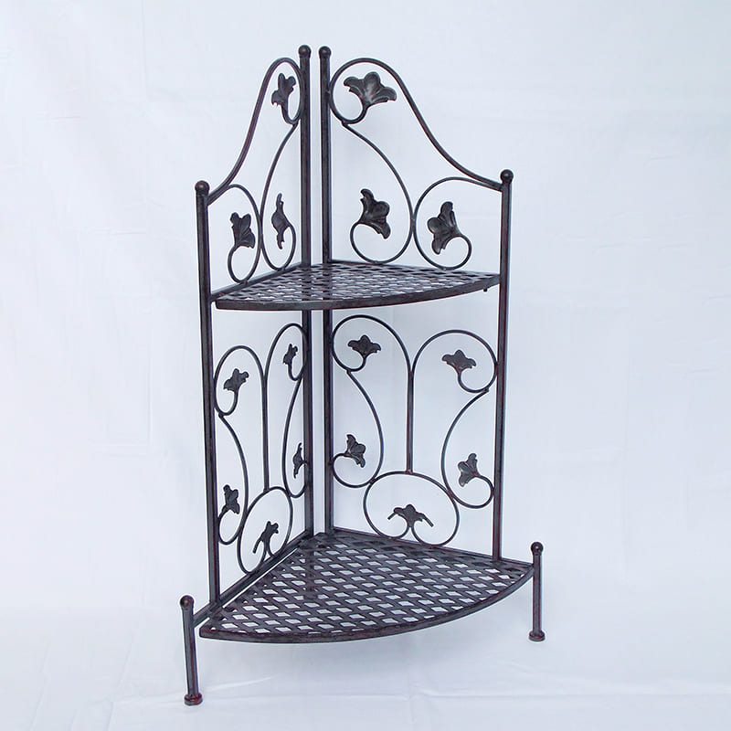 アイアンスタンド2段コーナー – 園芸逸品館